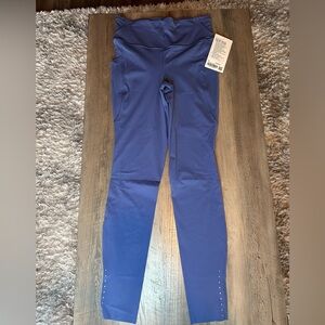 NWT Lululemon Fast & Free HR Leggings 28” Sz 8 *brilliant blue*
